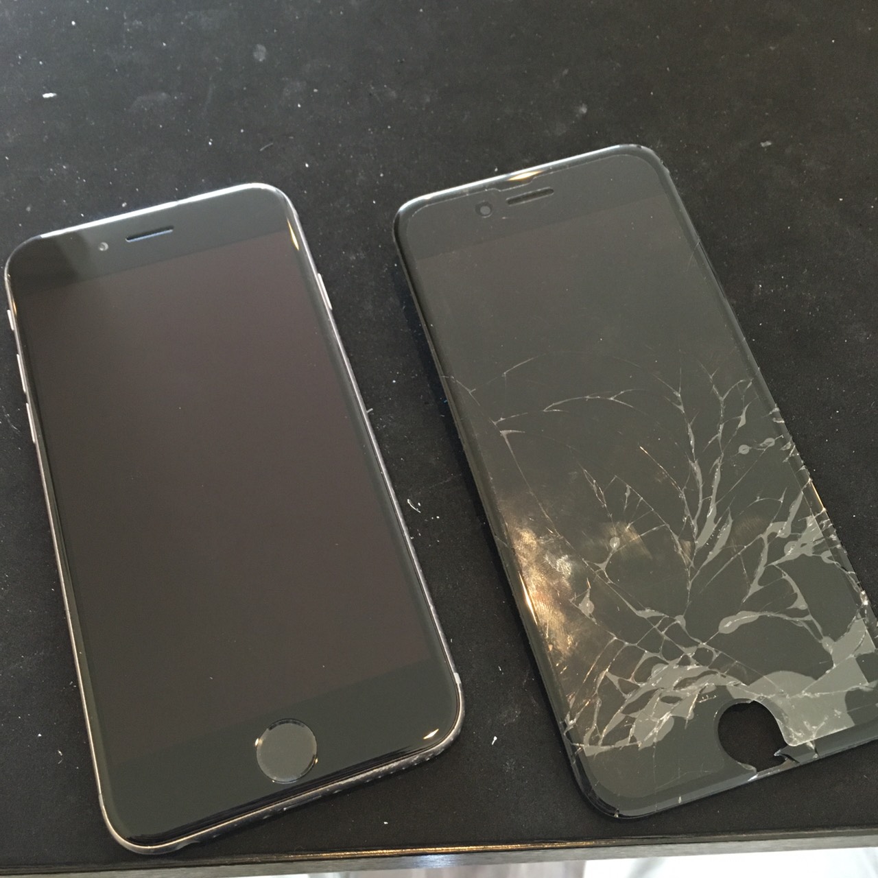 0214｜iPhone6｜フロントガラス修理