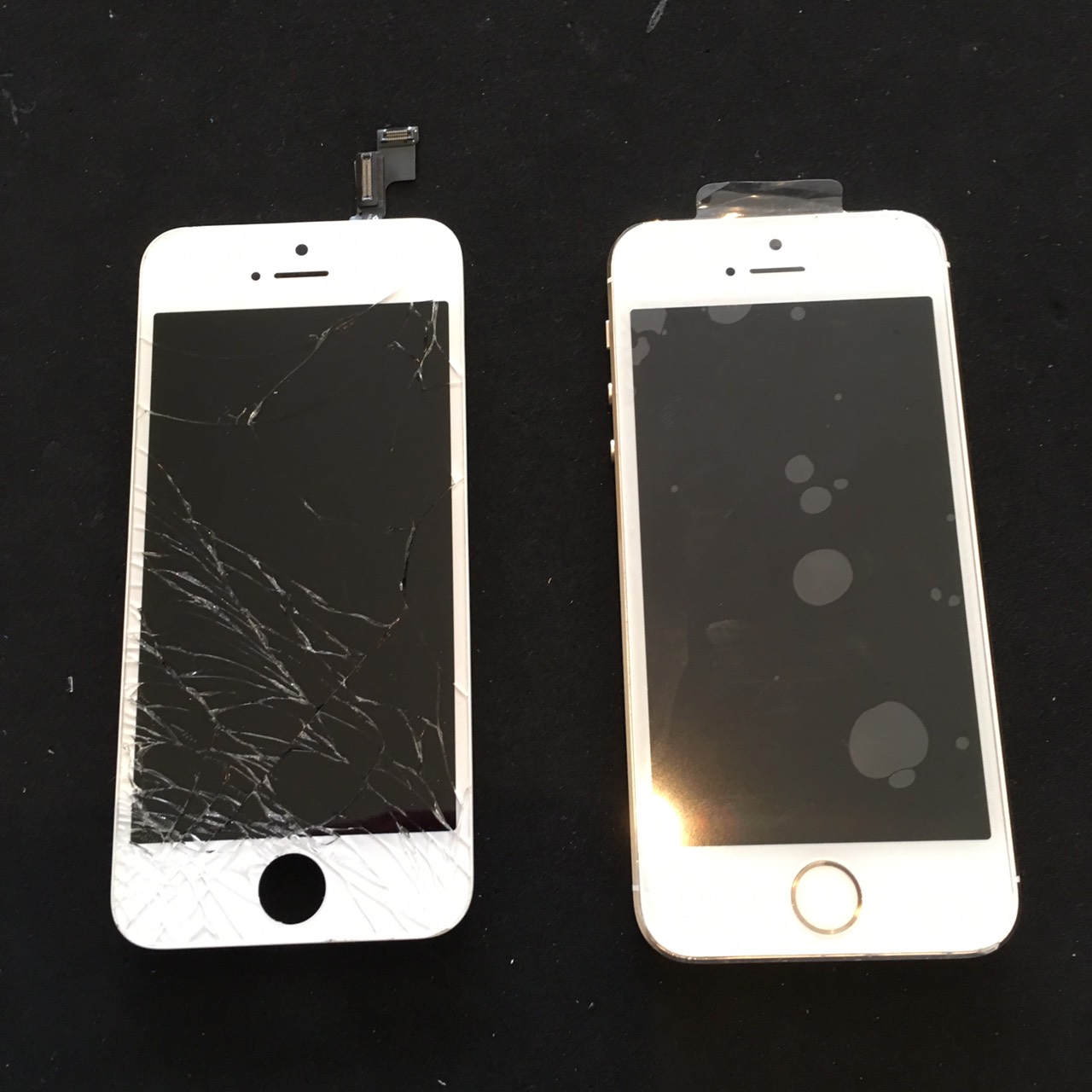 4.13 | iphone5Swhite | パネル交換修理