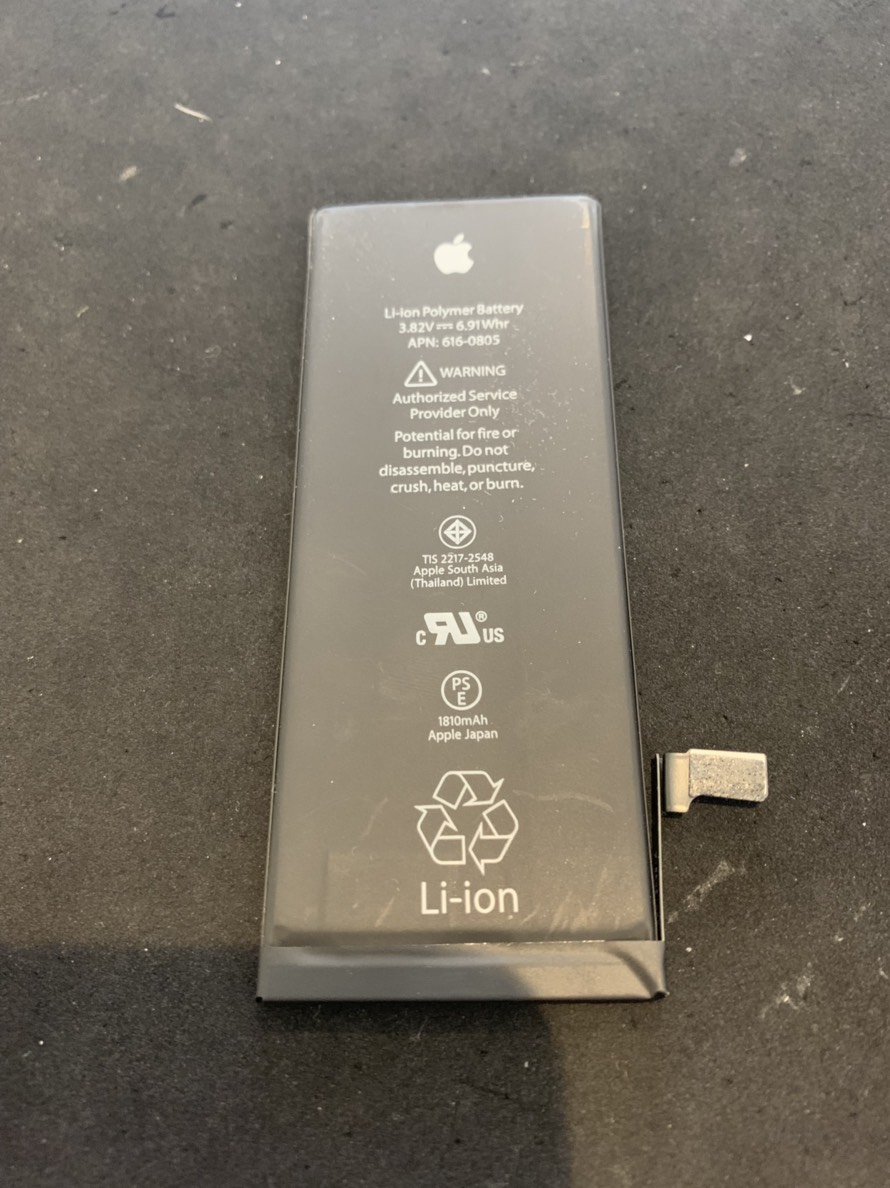 12.17 | iphone6 | バッテリー交換